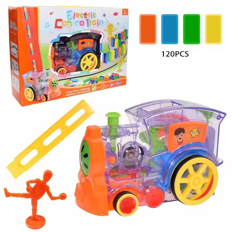 Electric Automatic Domino Train Toy - Image 4